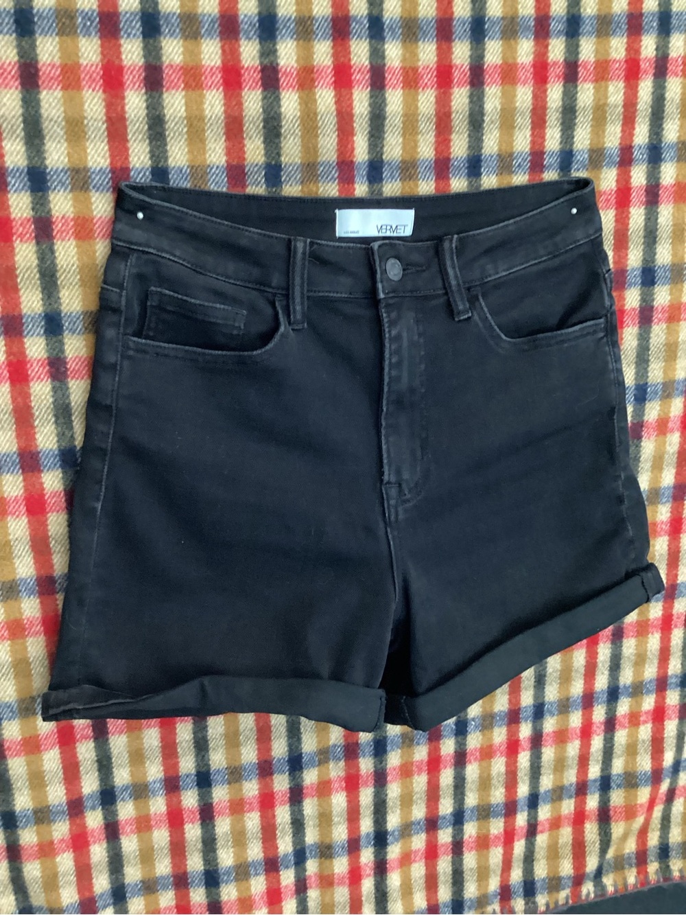 Vervet black Jean shorts women’s size medium
